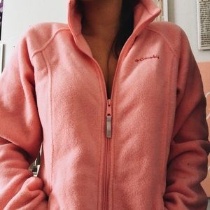 Cozy Pink Columbia Full-Zip Jacket